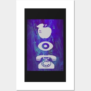 Apple eye phone Posters and Art